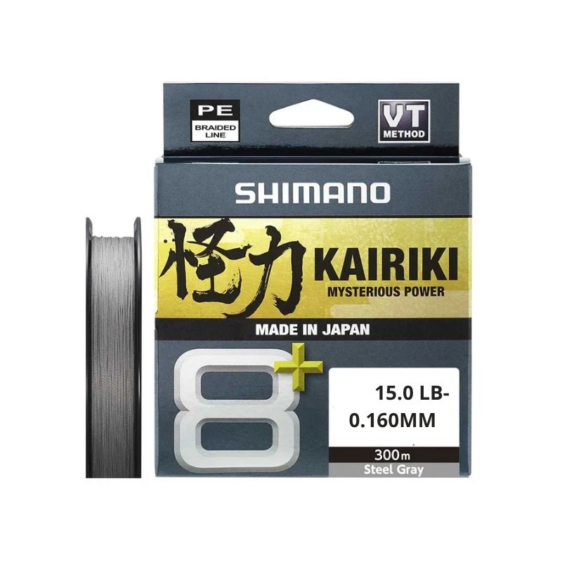 SHIMANO KAIRIKI 300M 0.16MM STEEL GRAY